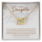 To My Daughter Always Be My Little Girl Inseparable Necklace-Express Your Love Gifts