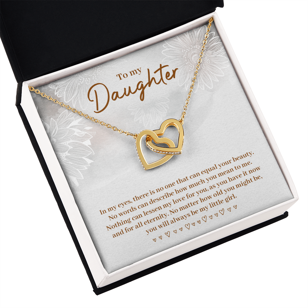 To My Daughter Always Be My Little Girl Inseparable Necklace-Express Your Love Gifts