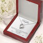 To My Daughter Always Be Safe From Dad Forever Necklace w Message Card-Express Your Love Gifts
