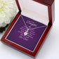 To My Daughter Always Remember Alluring Ribbon Necklace Message Card-Express Your Love Gifts