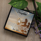 To My Daughter Always There for You From Mom Forever Necklace w Message Card-Express Your Love Gifts