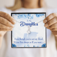 To My Daughter As If You Were my Daughter Alluring Ribbon Necklace Message Card-Express Your Love Gifts