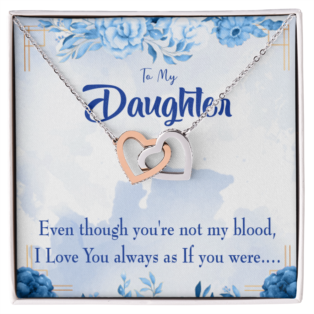 To My Daughter As If You Were My Daughter Inseparable Necklace-Express Your Love Gifts