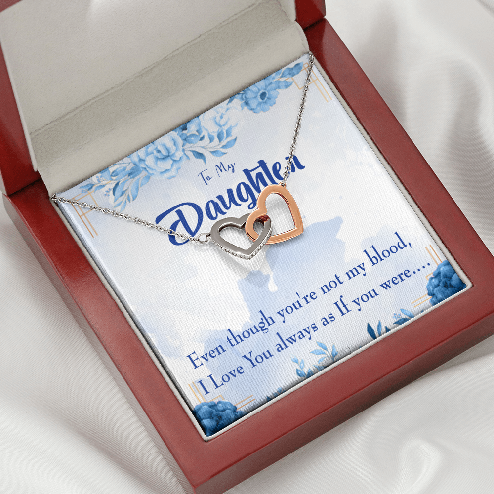 To My Daughter As If You Were My Daughter Inseparable Necklace-Express Your Love Gifts