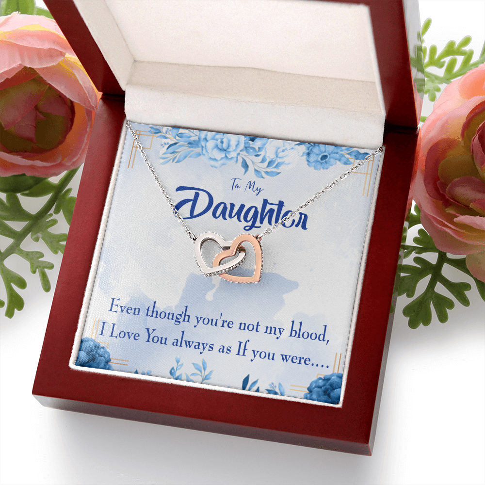 To My Daughter As If You Were My Daughter Inseparable Necklace-Express Your Love Gifts
