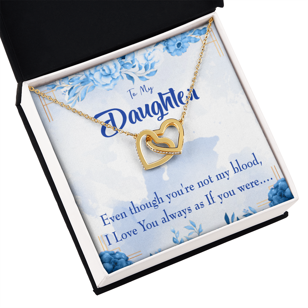 To My Daughter As If You Were My Daughter Inseparable Necklace-Express Your Love Gifts