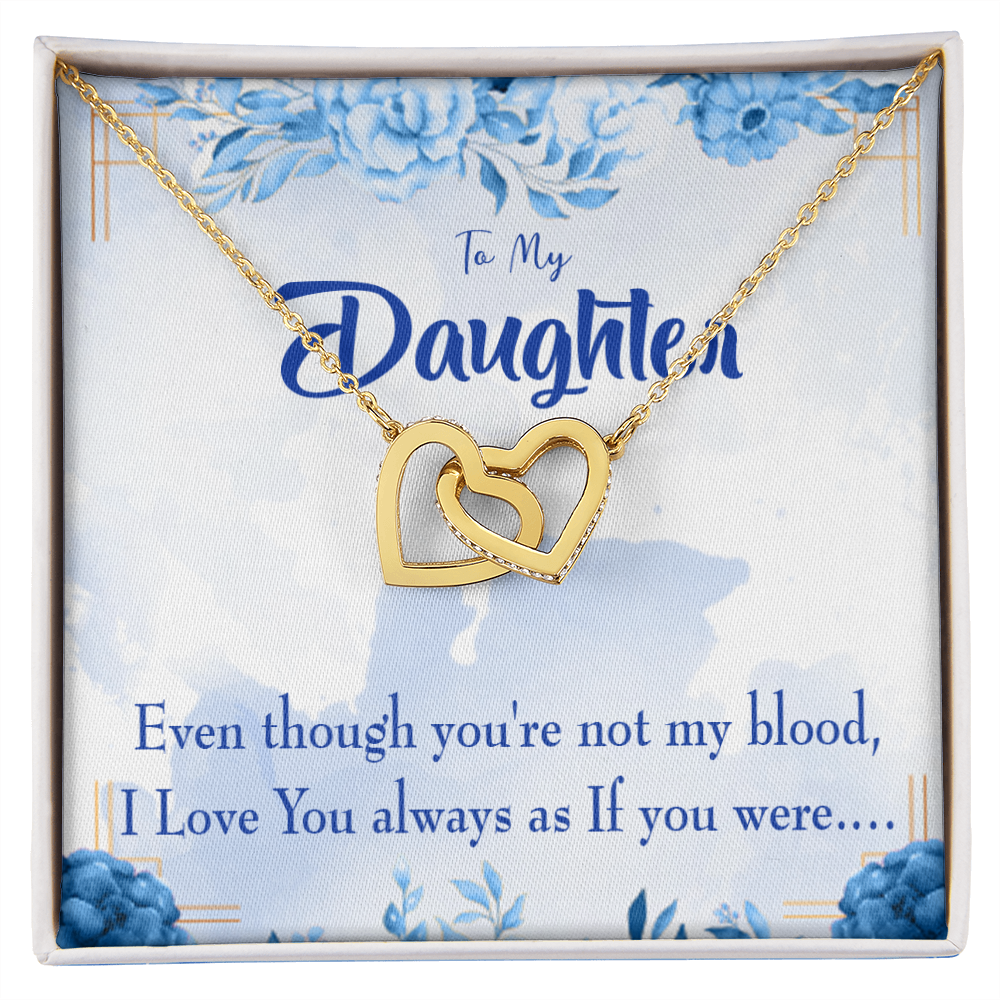 To My Daughter As If You Were My Daughter Inseparable Necklace-Express Your Love Gifts