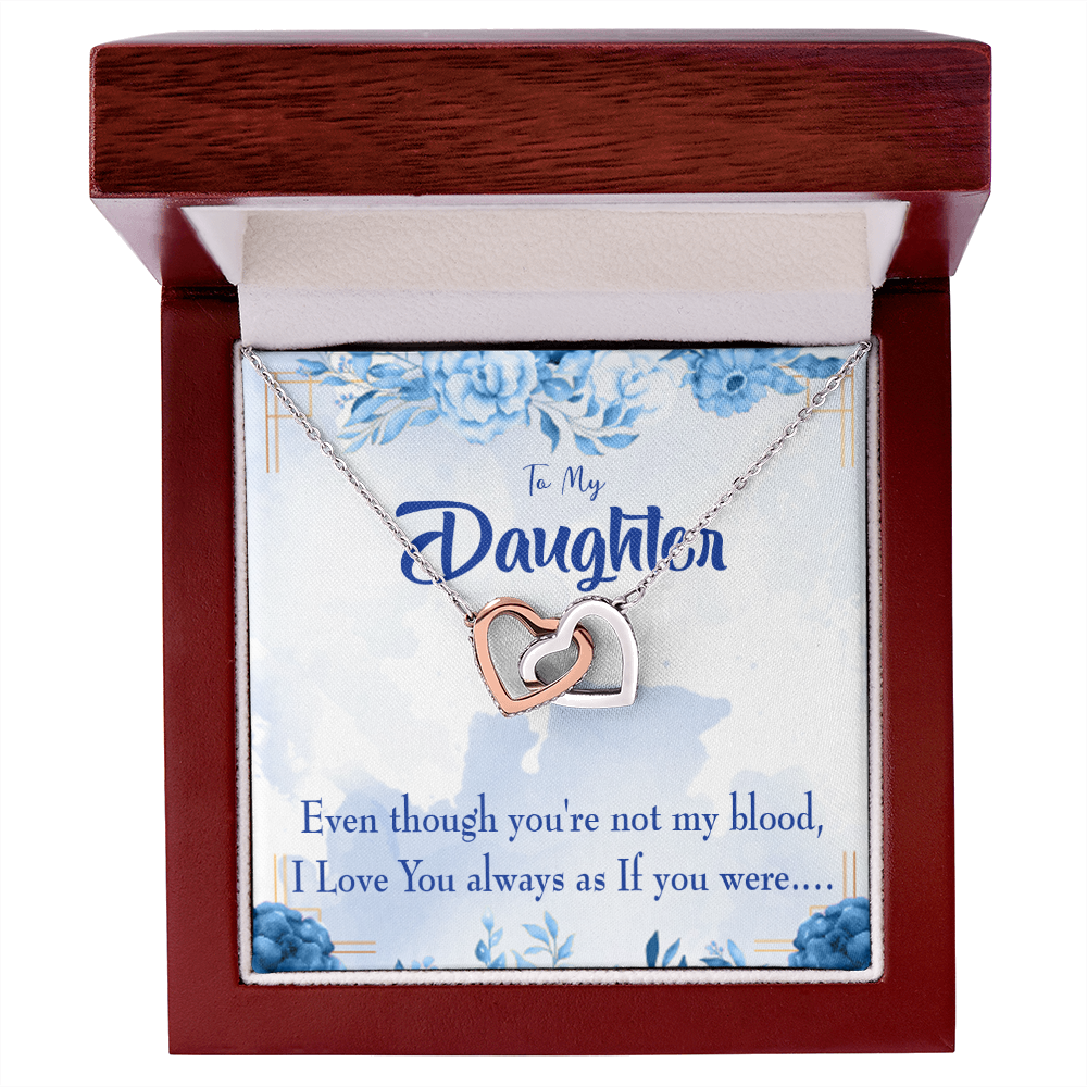 To My Daughter As If You Were My Daughter Inseparable Necklace-Express Your Love Gifts