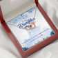 To My Daughter Beat of my Heart Inseparable Necklace-Express Your Love Gifts