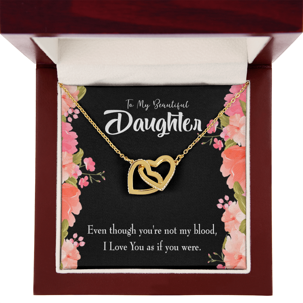 To My Daughter Beautiful Daughter Inseparable Necklace-Express Your Love Gifts