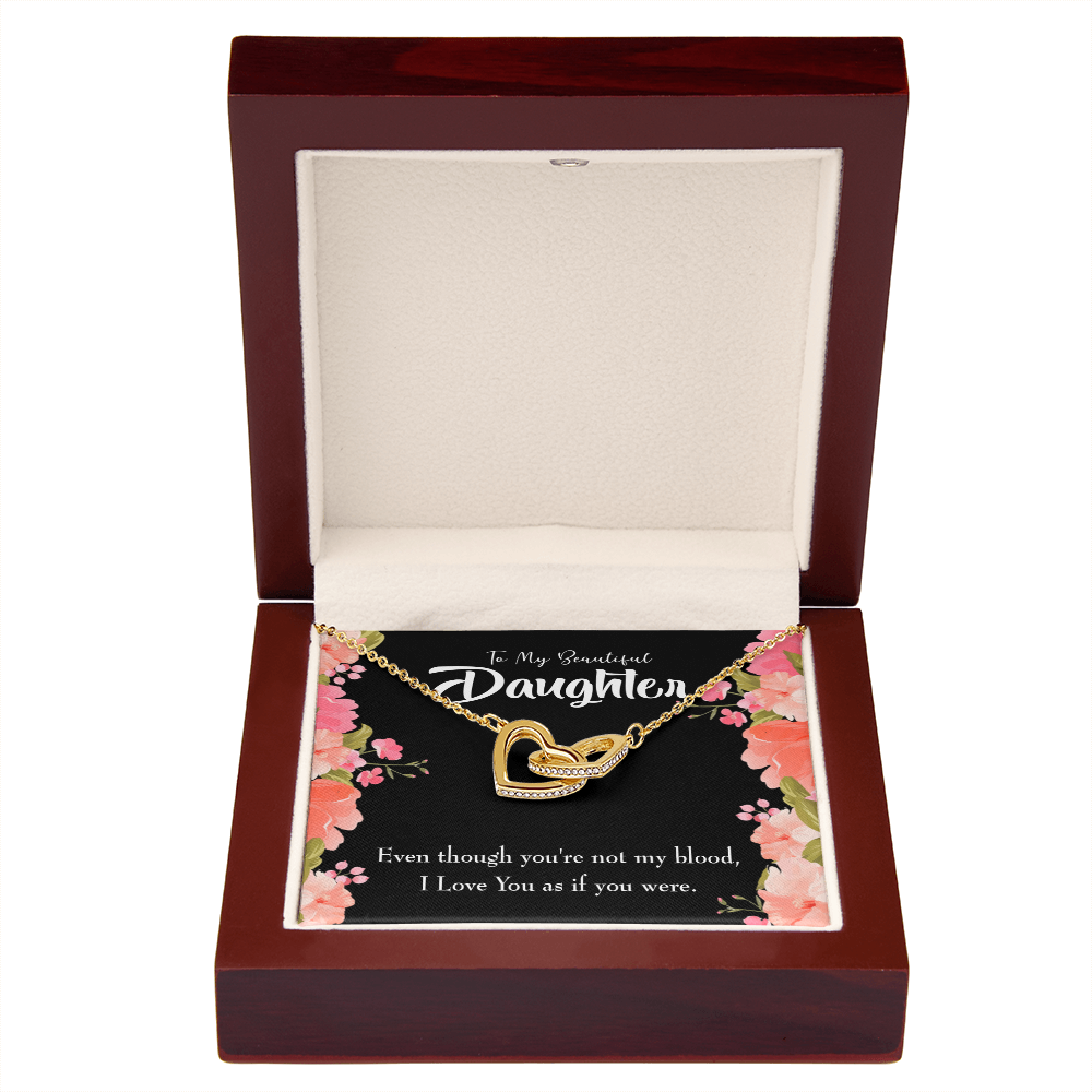 To My Daughter Beautiful Daughter Inseparable Necklace-Express Your Love Gifts