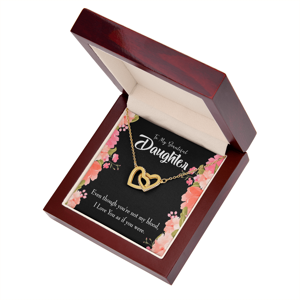 To My Daughter Beautiful Daughter Inseparable Necklace-Express Your Love Gifts