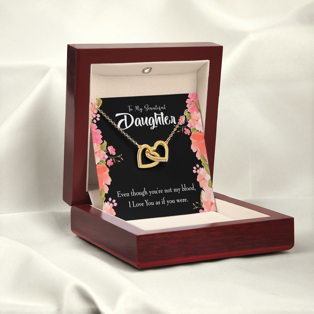 To My Daughter Beautiful Daughter Inseparable Necklace-Express Your Love Gifts