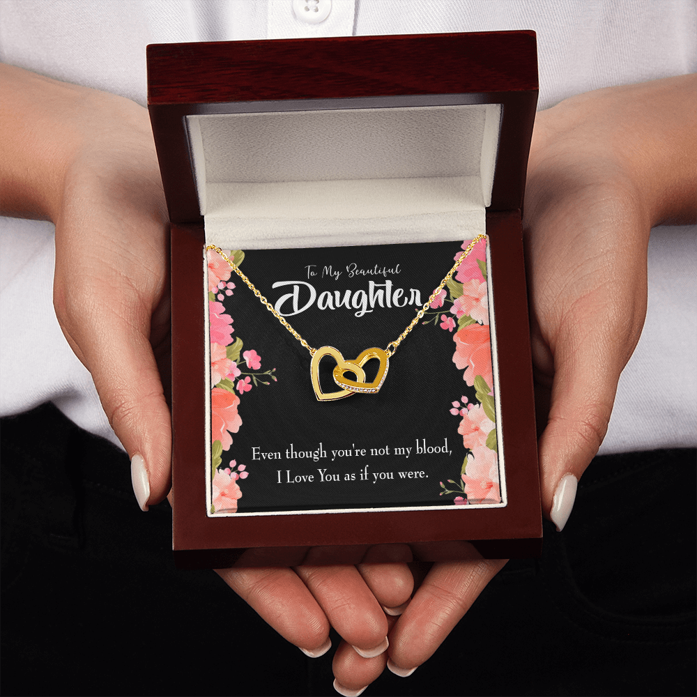 To My Daughter Beautiful Daughter Inseparable Necklace-Express Your Love Gifts