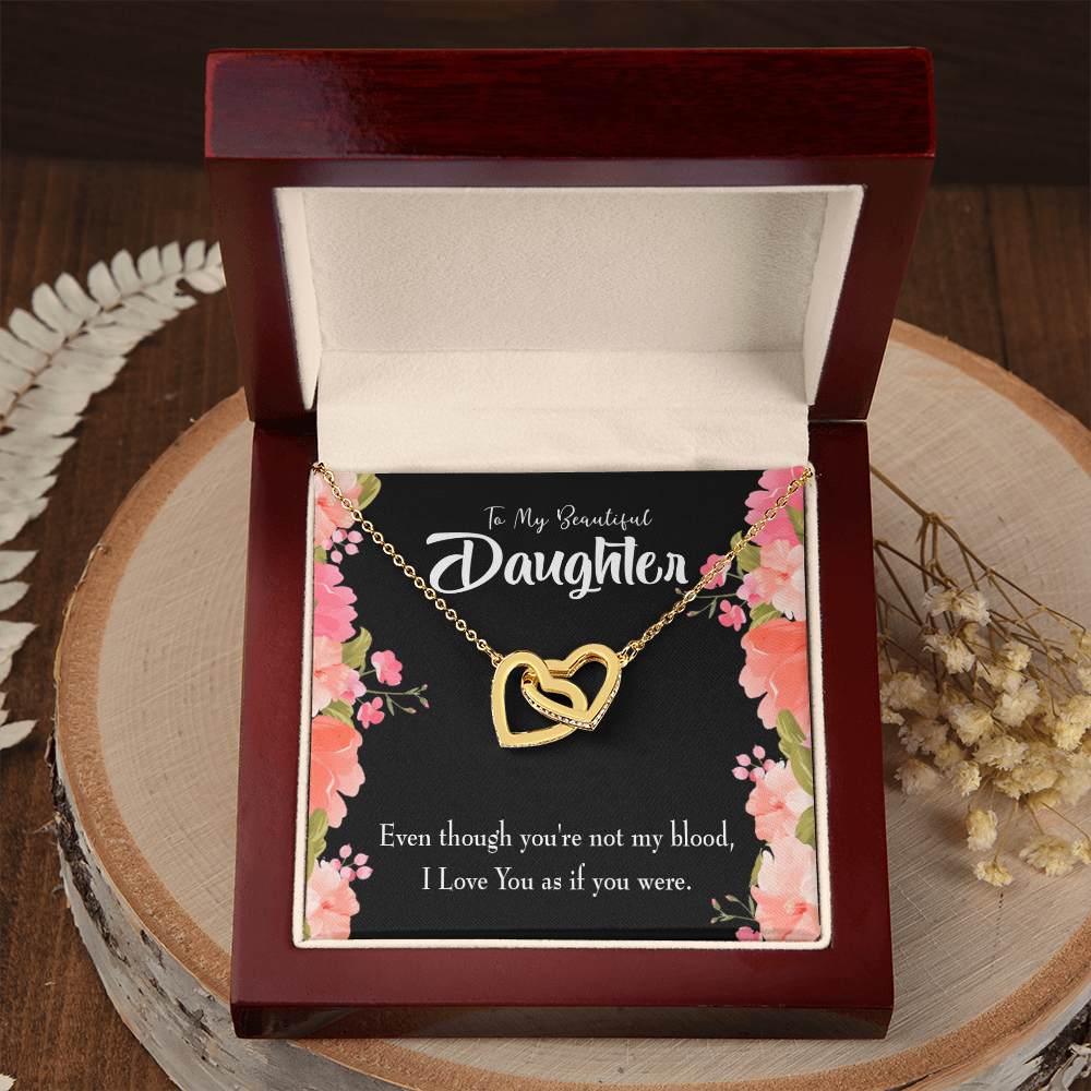 To My Daughter Beautiful Daughter Inseparable Necklace-Express Your Love Gifts