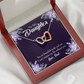 To My Daughter Beautiful Inside and Out From Dad Inseparable Necklace-Express Your Love Gifts
