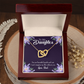 To My Daughter Beautiful Inside and Out From Dad Inseparable Necklace-Express Your Love Gifts