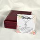 To My Daughter Before You Were Born Alluring Ribbon Necklace Message Card-Express Your Love Gifts