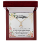 To My Daughter Before You Were Born Alluring Ribbon Necklace Message Card-Express Your Love Gifts