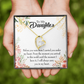 To My Daughter Before You Were Born Forever Necklace w Message Card-Express Your Love Gifts