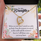 To My Daughter Before You Were Born Forever Necklace w Message Card-Express Your Love Gifts