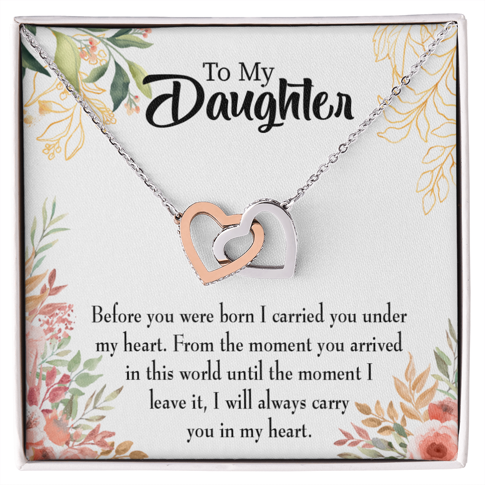 To My Daughter Before You Were Born Inseparable Necklace-Express Your Love Gifts