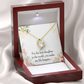 To My Daughter Best Daughter in the World Forever Necklace w Message Card-Express Your Love Gifts