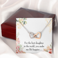 To My Daughter Best Daughter in the World Inseparable Necklace-Express Your Love Gifts