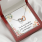 To My Daughter Best Daughter in the World Inseparable Necklace-Express Your Love Gifts