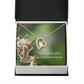 To My Daughter Best Friends Forever From Mom Forever Necklace w Message Card-Express Your Love Gifts
