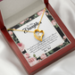 To My Daughter Best Thing From Dad Forever Necklace w Message Card-Express Your Love Gifts