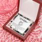 To My Daughter Best Thing From Dad Forever Necklace w Message Card-Express Your Love Gifts