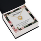 To My Daughter Blessing From Heaven Infinity Knot Necklace Message Card-Express Your Love Gifts