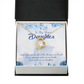 To My Daughter Bonus Daughter Forever Necklace w Message Card-Express Your Love Gifts