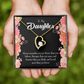 To My Daughter Braver Stronger and Smarter Forever Necklace w Message Card-Express Your Love Gifts