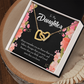 To My Daughter Braver Stronger and Smarter Inseparable Necklace-Express Your Love Gifts