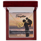 To My Daughter Dad Loves You Forever Inseparable Necklace-Express Your Love Gifts
