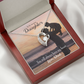 To My Daughter Dad's Amazing Daughter Forever Necklace w Message Card-Express Your Love Gifts