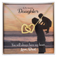 To My Daughter Dad's Amazing Daughter Inseparable Necklace-Express Your Love Gifts