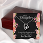 To My Daughter Dad's Baby Girl Forever Necklace w Message Card-Express Your Love Gifts