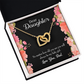 To My Daughter Dad's Baby Girl Inseparable Necklace-Express Your Love Gifts