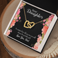 To My Daughter Dad's Baby Girl Inseparable Necklace-Express Your Love Gifts