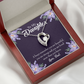 To My Daughter Dad's Beautiful Daughter Forever Necklace w Message Card-Express Your Love Gifts