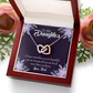 To My Daughter Dad's Beautiful Daughter Inseparable Necklace-Express Your Love Gifts