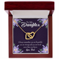 To My Daughter Dad's Beautiful Daughter Inseparable Necklace-Express Your Love Gifts