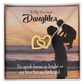 To My Daughter Dad's Bright Love Inseparable Necklace-Express Your Love Gifts