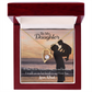 To My Daughter Dad's Last Breath Forever Necklace w Message Card-Express Your Love Gifts