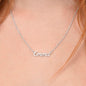 To My Daughter Dad's Little Girl Custom Name Necklace-Express Your Love Gifts