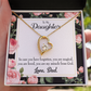 To My Daughter Dad's Magical and Miracle Daughter Forever Necklace w Message Card-Express Your Love Gifts