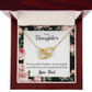 To My Daughter Dad's Magical and Miracle Daughter Inseparable Necklace-Express Your Love Gifts